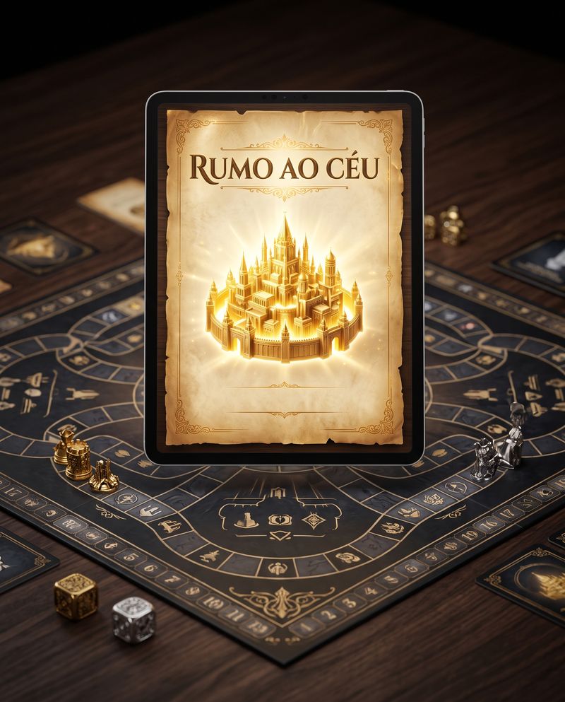 App Rumo ao Céu com Tabuleiro Físico